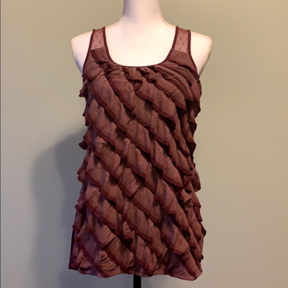 Vanity Ruffled Tank